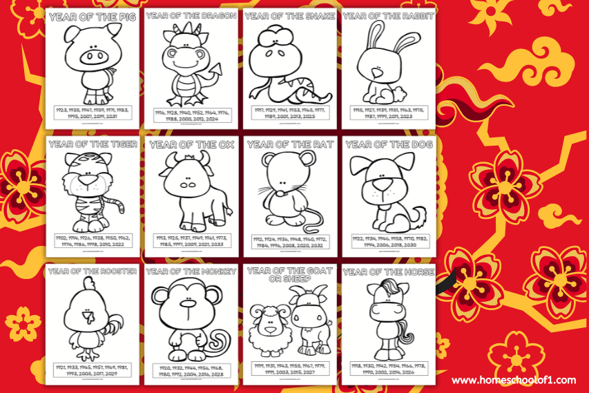 free-chinese-zodiac-coloring-pages-for-kids-homeschool-of-1-9-free